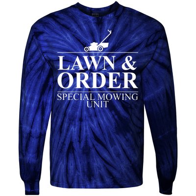 Lawn & Order Special Mowing Unit Tie-Dye Long Sleeve Shirt