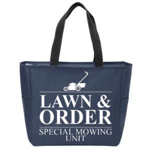 Lawn & Order Special Mowing Unit Zip Tote Bag