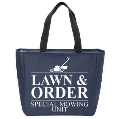 Lawn & Order Special Mowing Unit Zip Tote Bag