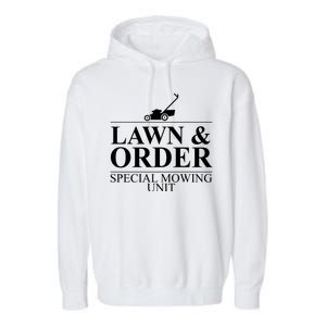 Lawn & Order Special Mowing Unit Garment-Dyed Fleece Hoodie