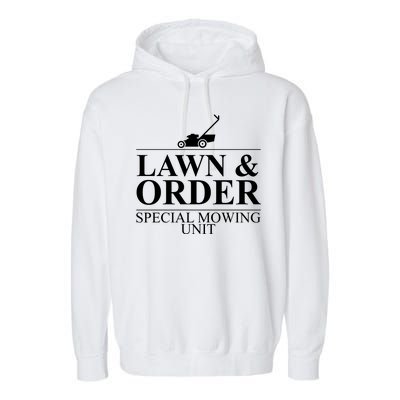 Lawn & Order Special Mowing Unit Garment-Dyed Fleece Hoodie