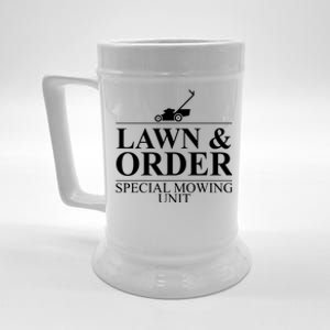 Lawn & Order Special Mowing Unit Beer Stein