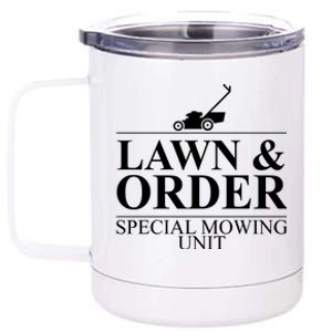 Lawn & Order Special Mowing Unit 12 oz Stainless Steel Tumbler Cup