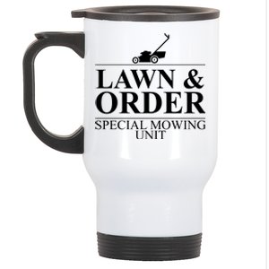 Lawn & Order Special Mowing Unit Stainless Steel Travel Mug