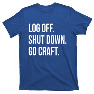 Log Off Shut Down Scrapbooking Work From Home Scrapbook Wfh Gift T-Shirt