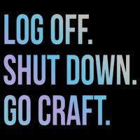 Log Off Shut Down Scrapbooking Work From Home Scrapbook Wfh Gift Flexfit Unipanel Trucker Cap