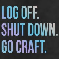 Log Off Shut Down Scrapbooking Work From Home Scrapbook Wfh Gift Microfiber Hand Towel