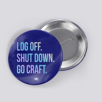 Log Off Shut Down Scrapbooking Work From Home Scrapbook Wfh Gift Button