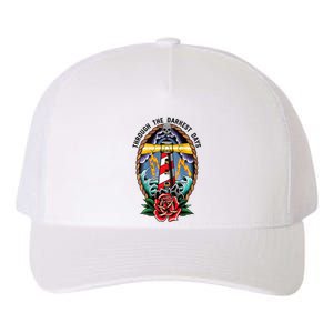 Lighthouse Old School Tattoo Art Through The Darkest Yupoong Adult 5-Panel Trucker Hat