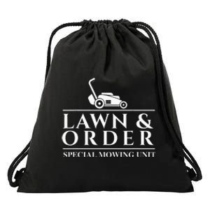 Lawn & Order Special Mowing Unit Gardening Lawn Mower Drawstring Bag