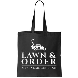 Lawn & Order Special Mowing Unit Gardening Lawn Mower Tote Bag