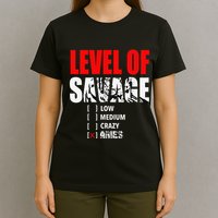 Level Of Savage Low Medium Aries Beast Animal Mode T-Shirt