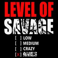 Level Of Savage Low Medium Aries Beast Animal Mode Bucket Hat