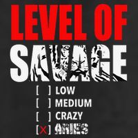 Level Of Savage Low Medium Aries Beast Animal Mode 25L Jumbo Tote