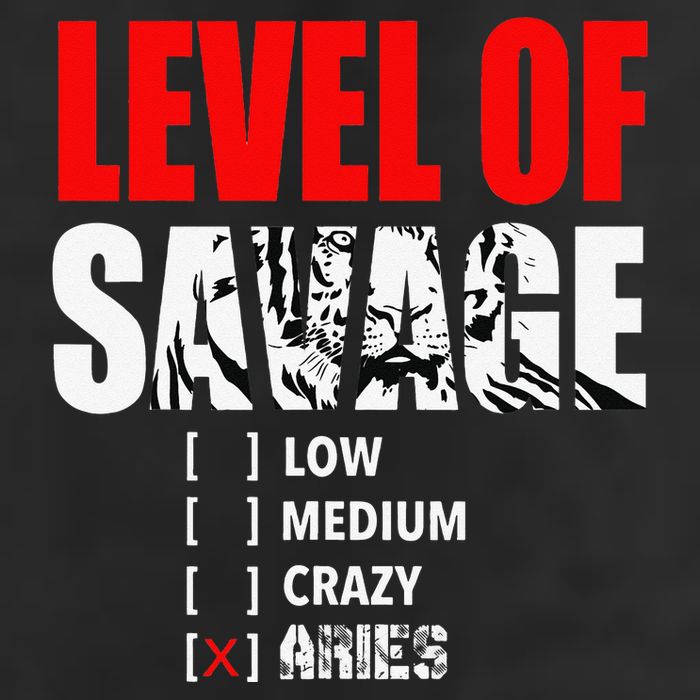 Level Of Savage Low Medium Aries Beast Animal Mode 25L Jumbo Tote