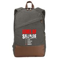 Level Of Savage Low Medium Aries Beast Animal Mode Cotton Canvas Backpack