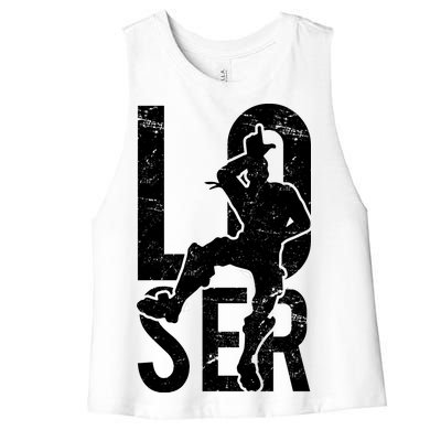 Loser Dance Victory Royale Women's Racerback Cropped Tank