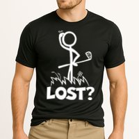 Lost Golf Ball Stickman Golfer Performance Shirt