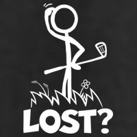 Lost Golf Ball Stickman Golfer Golf Towel
