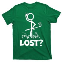 Lost Golf Ball Stickman Golfer T-Shirt