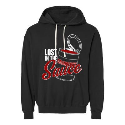 Lost In The Cranberry Sauce Garment-Dyed Fleece Hoodie