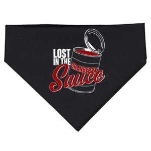 Lost In The Cranberry Sauce USA-Made Doggie Bandana