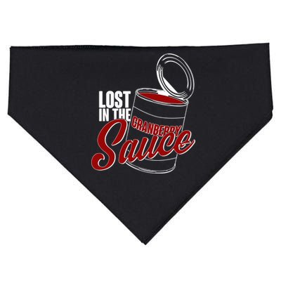 Lost In The Cranberry Sauce USA-Made Doggie Bandana