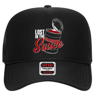 Lost In The Cranberry Sauce High Crown Mesh Back Trucker Hat