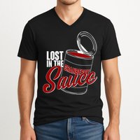 Lost In The Cranberry Sauce V-Neck T-Shirt