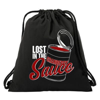 Lost In The Cranberry Sauce Drawstring Bag