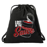 Lost In The Cranberry Sauce Drawstring Bag