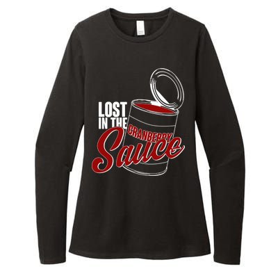 Lost In The Cranberry Sauce Womens CVC Long Sleeve Shirt