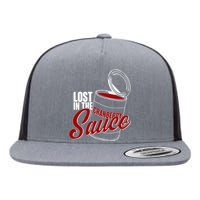 Lost In The Cranberry Sauce Flat Bill Trucker Hat