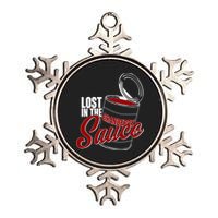 Lost In The Cranberry Sauce Metallic Star Ornament