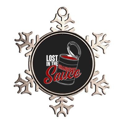 Lost In The Cranberry Sauce Metallic Star Ornament