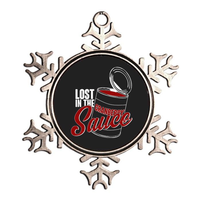 Lost In The Cranberry Sauce Metallic Star Ornament