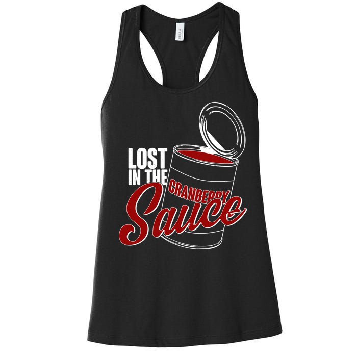 Lost In The Cranberry Sauce Women's Racerback Tank