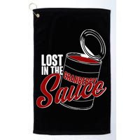 Lost In The Cranberry Sauce Golf Towel