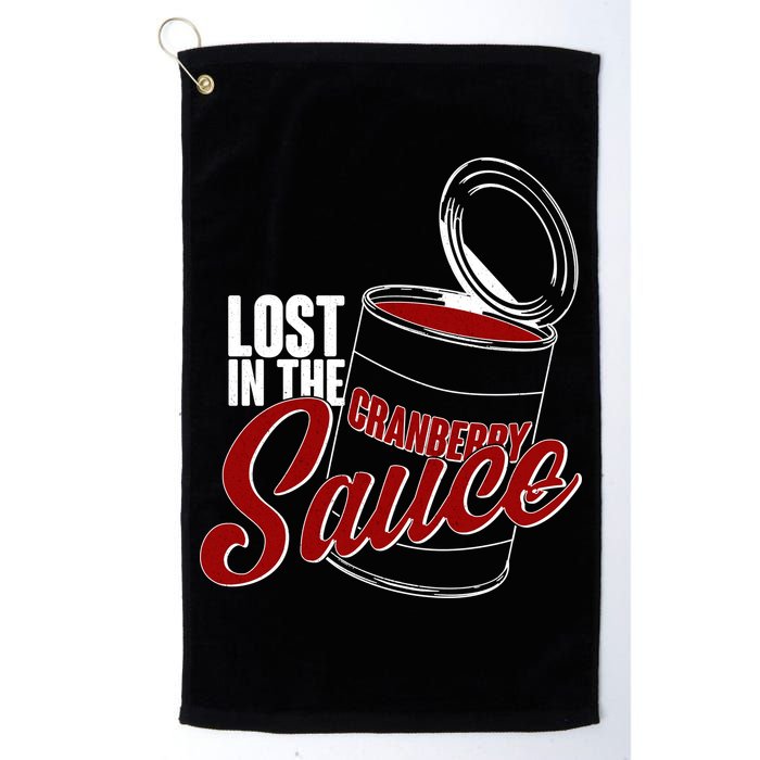 Lost In The Cranberry Sauce Golf Towel