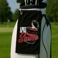 Lost In The Cranberry Sauce Golf Towel