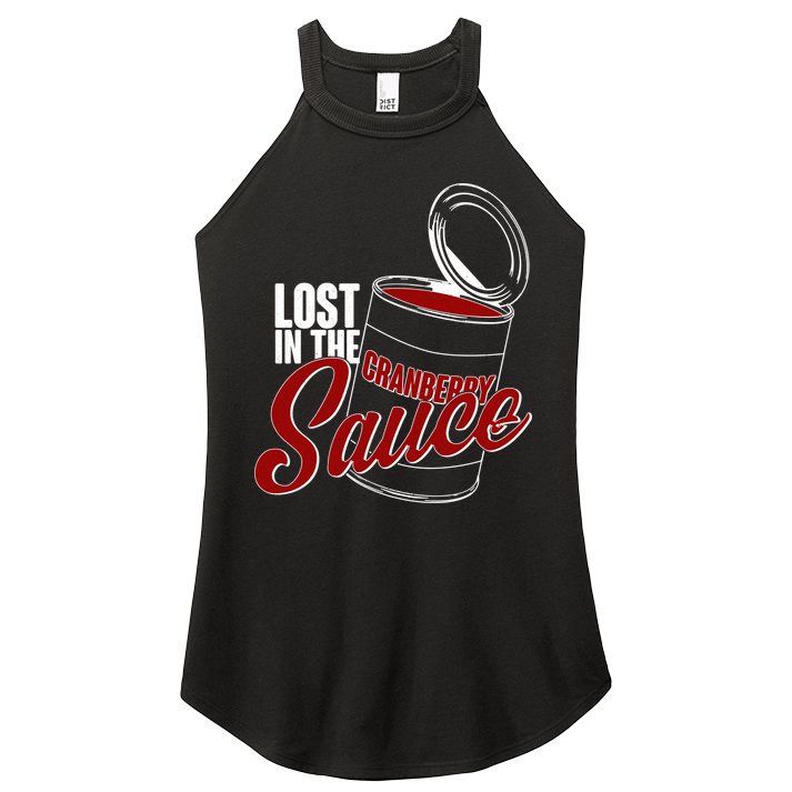 Lost In The Cranberry Sauce Women's Perfect Tri Rocker Tank