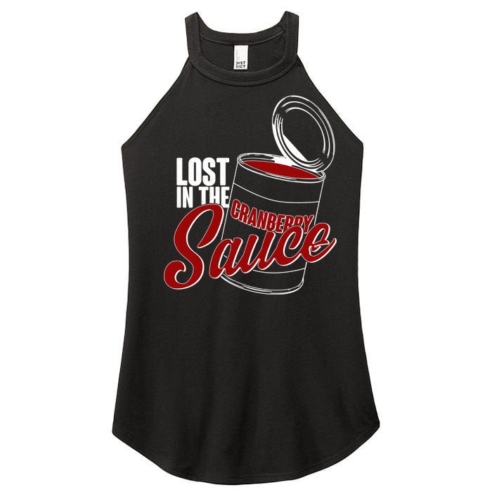 Lost In The Cranberry Sauce Women’s Perfect Tri Rocker Tank