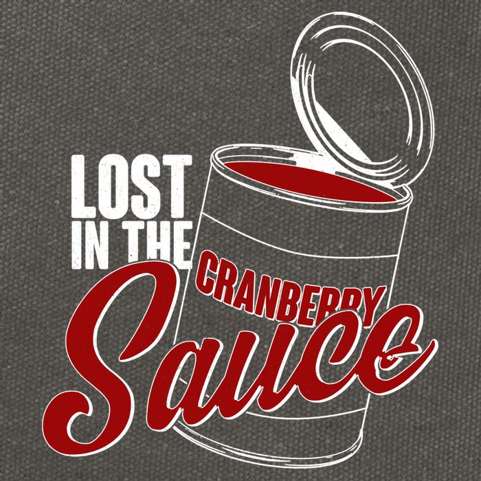 Lost In The Cranberry Sauce Cotton Canvas Backpack