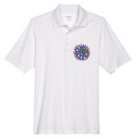 Land Of The Free Home Of The Brave USA Celebration Men's Origin Performance Pique Polo