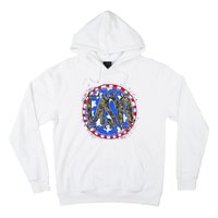 Land Of The Free Home Of The Brave USA Celebration Hoodie