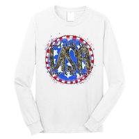 Land Of The Free Home Of The Brave USA Celebration Long Sleeve Shirt