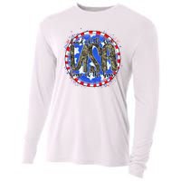 Land Of The Free Home Of The Brave USA Celebration Cooling Performance Long Sleeve Crew