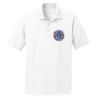 Land Of The Free Home Of The Brave USA Celebration PosiCharge RacerMesh Polo