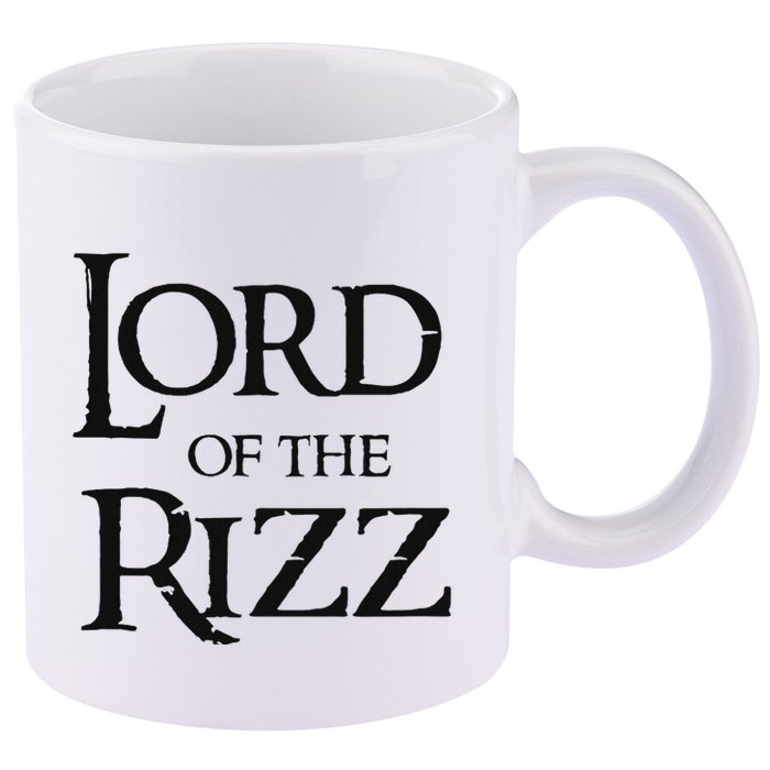 Lord Of The Rizz Epic Rizz 11oz C Handle Ceramic Mug