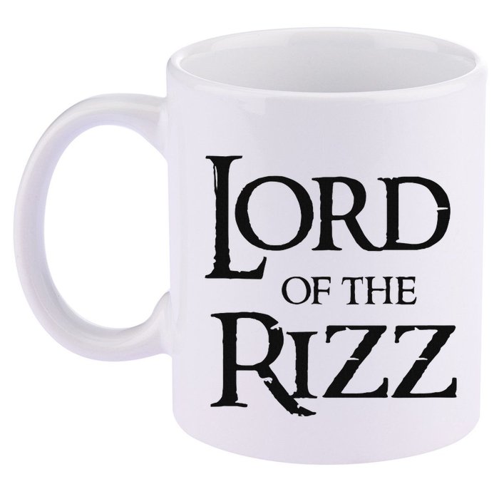 Lord Of The Rizz Epic Rizz 11oz C Handle Ceramic Mug